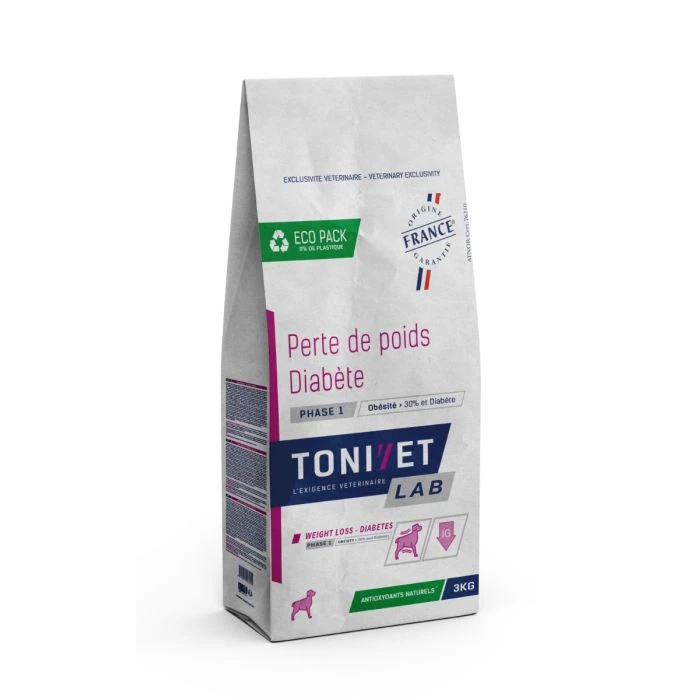 Tonivet Lab Perte De Poids - Diabete 1 - 3Kg 1 Tonivet Lab Perte De Poids - Diabete 1 - 3Kg
